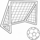 Soccer Coloring Pages Printable Kids Ball sketch template