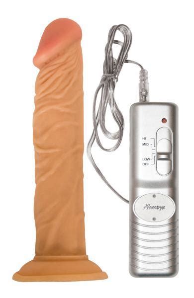 All American Whopper 7 Inches Vibrating Dildo Beige On