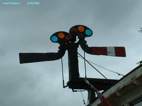 train railroad semaphore signals railroad signals