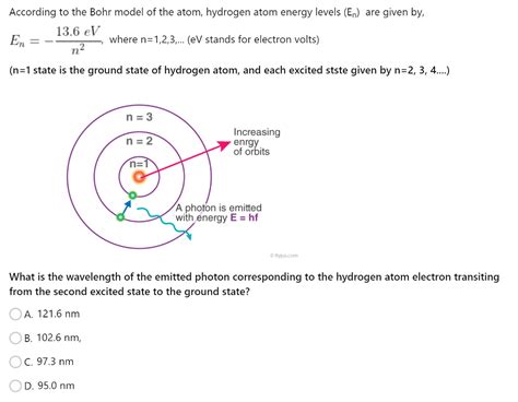 solved    bohr model   atom hydrogen cheggcom