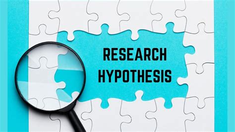 research hypothesis    write  marketing