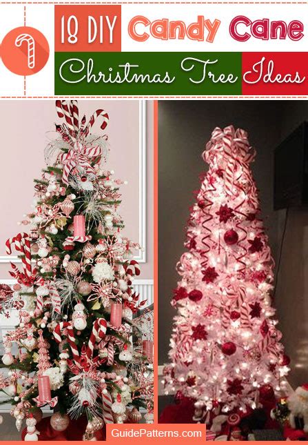 18 diy candy cane christmas tree ideas guide patterns