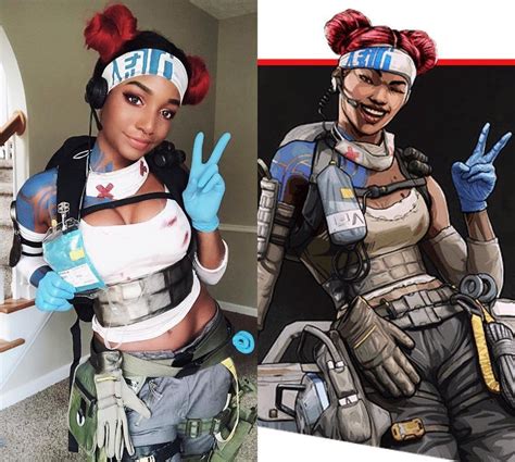 lifeline from apex legends cosplay by kay bear gaming