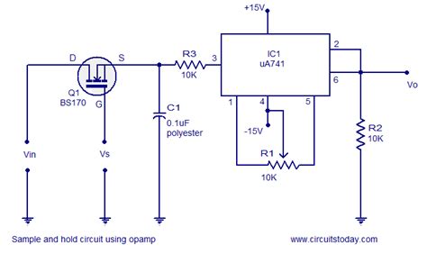 sample  hold circuit based   opamp