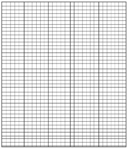 printable  numbered graph paper