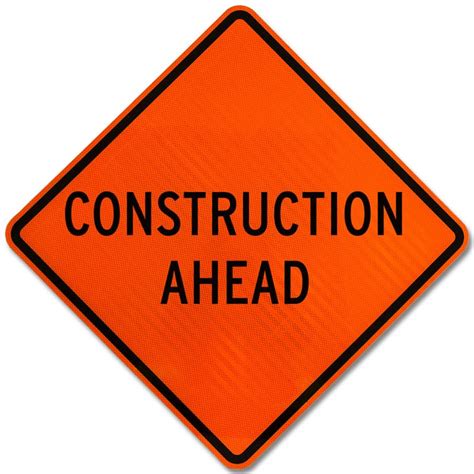 construction  sign   safetysigncom