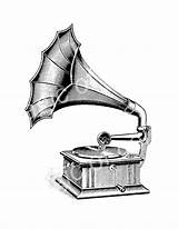 Gramophone Clipartmag sketch template