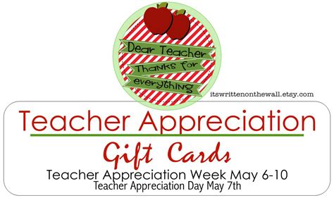 teacher appreciation gift tags  teacher appreciation week