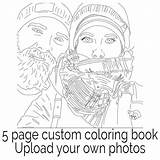 Book Coloring Custom Color Made Adult Personal Favorite Personalized sketch template