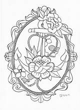 Anchor Tattoo Coloring Deviantart Pages Drawings Drawing Tattoos Traditional Deviant Adult Tatoo Choose Board Comments Tumblr sketch template