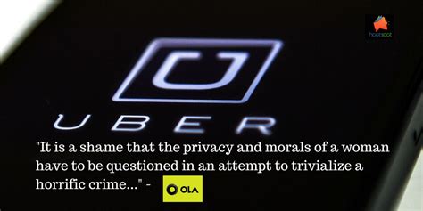 ola calls uber low on morality and despicable for trivializing the