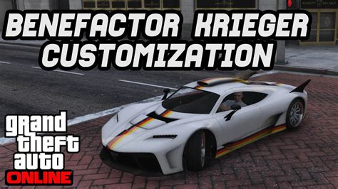 Gta V Benefactor Krieger Customization Gameplay Showcase Youtube