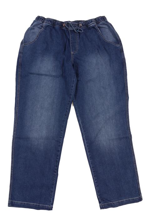 jogging jeans von abraxas mit gummibund  uebergroesse bis xl