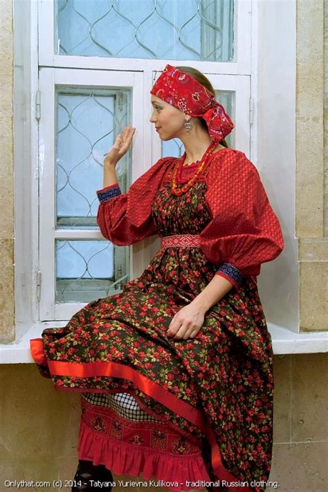 Sarafan Traditional Russian Costume Наряды Одежда Стиль
