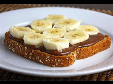 Nutella And Banana Toast Recipe And Nutrition Eat This Much