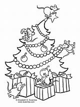 Colorear Variados Navidad Arbol sketch template