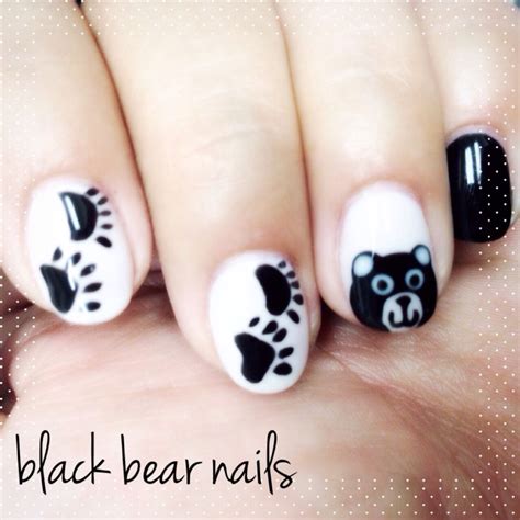 black bear nails couldnt find  black bear nail designs  show
