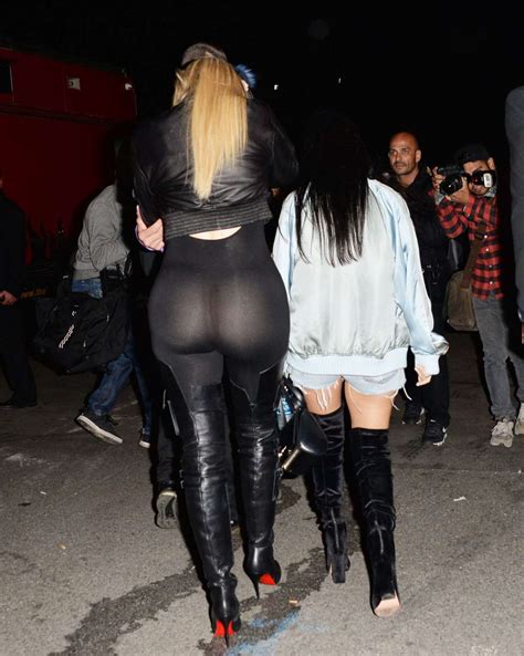 Khloe Kardashian In Tights Bodysuit 02 Gotceleb
