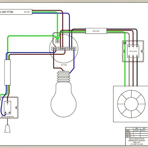 wiring diagram bathroom fan  light