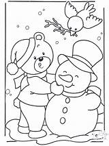 Snow Coloring Vinter Sne Annonse sketch template