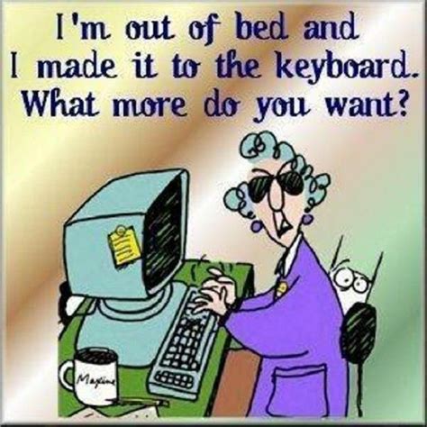 old woman and computer joke funny quotes humor laughter