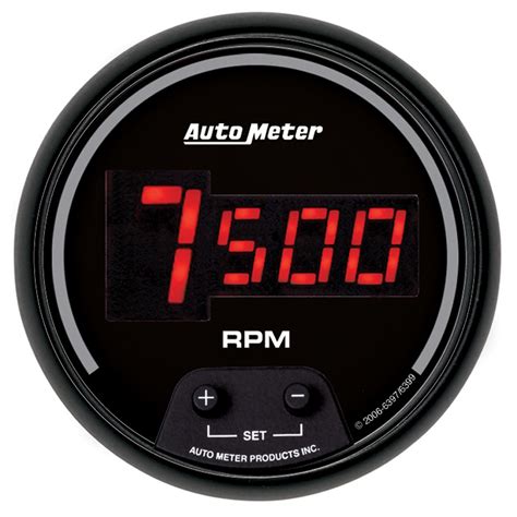 auto meter  sport comp digital  dash tachometer autoplicity