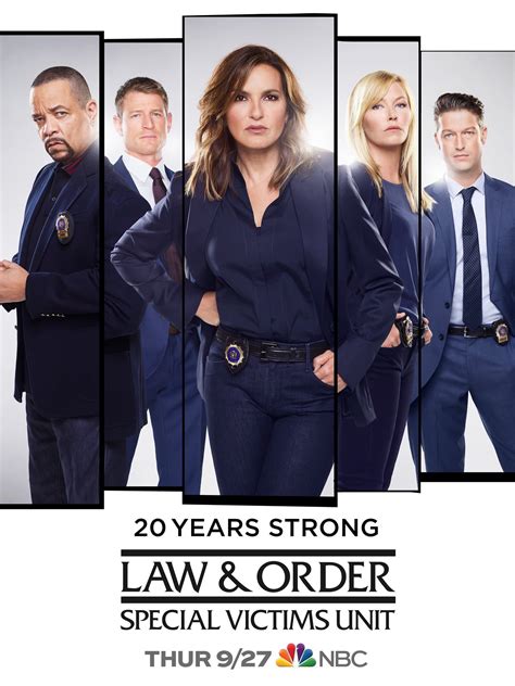 law  order svu season  poster  years strong law  order