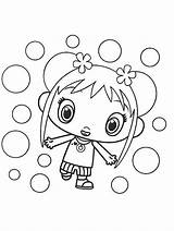 Kai Lan Hao Ni Coloring Bubbles Netart sketch template