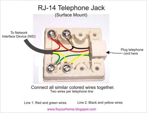 telephone junction box wiring diagram