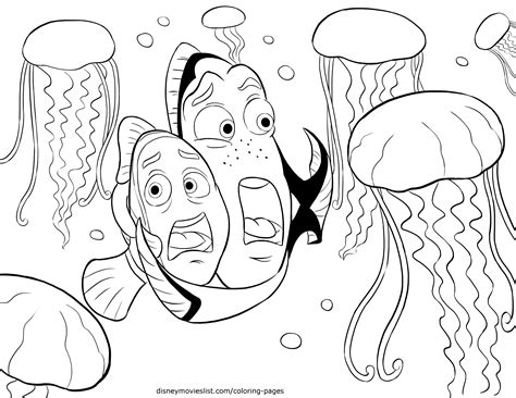 coloring pages  finding dory  getdrawings