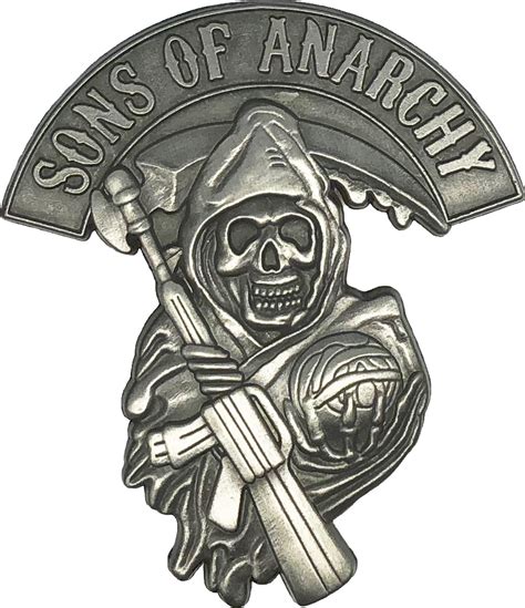 sons of anarchy badge pin chicago cop shop