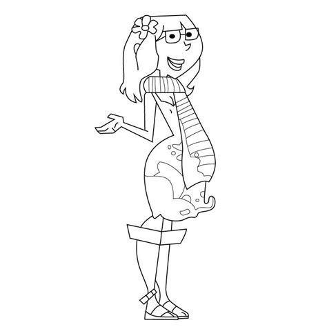 alana  total drama coloring pages xcoloringscom