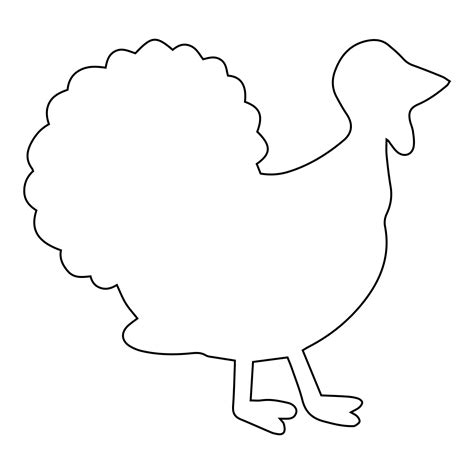 ideas  coloring turkey template
