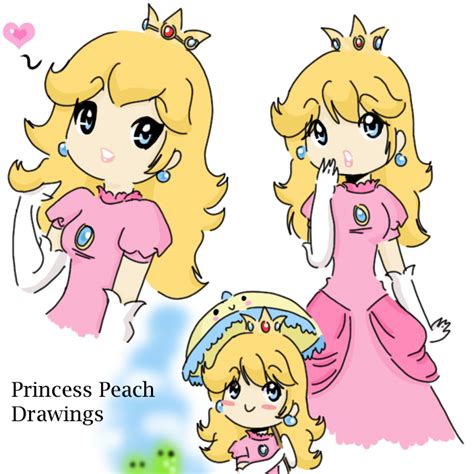 princess peach drawings  starvalerian  deviantart