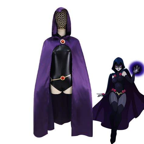 Embrace The Mystical With New Teen Titans Raven Cosplay Costumes