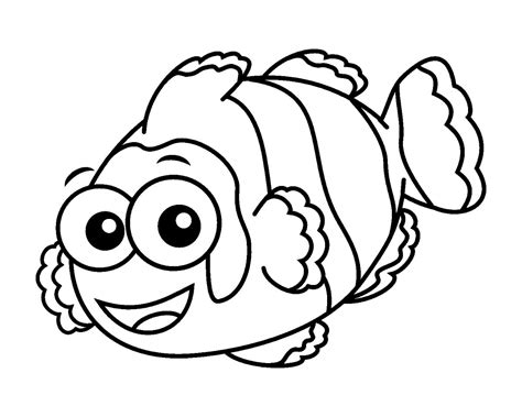 clown fish coloring page  printable coloring pages  kids