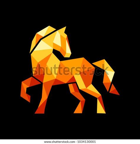 horse abstract logo stock vector royalty   shutterstock