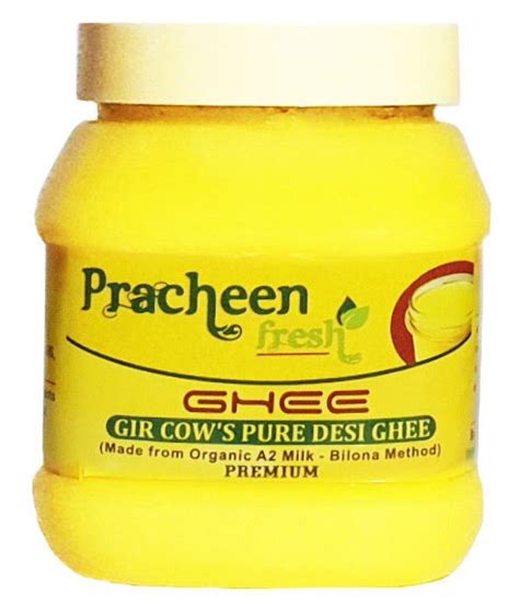 pracheen fresh desi gir cow ghee made from organic a2