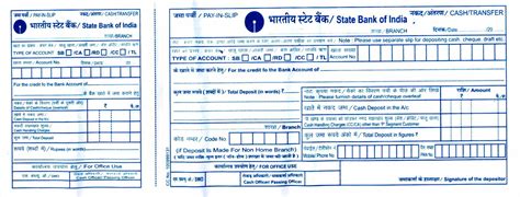 How To Fill Cheque Deposit Slip Indian Bank Sirvec
