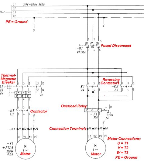 standard electrical schematic symbols wiring diagram