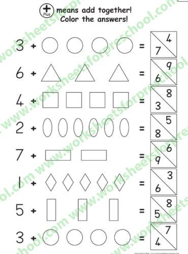 printable coloring pages  kids worksheets   year olds math