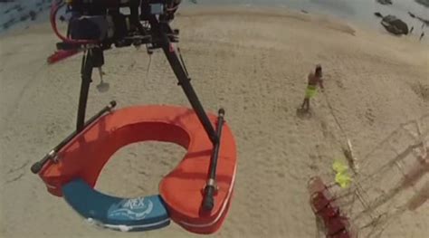 lifeguard drones tested  chile uas vision