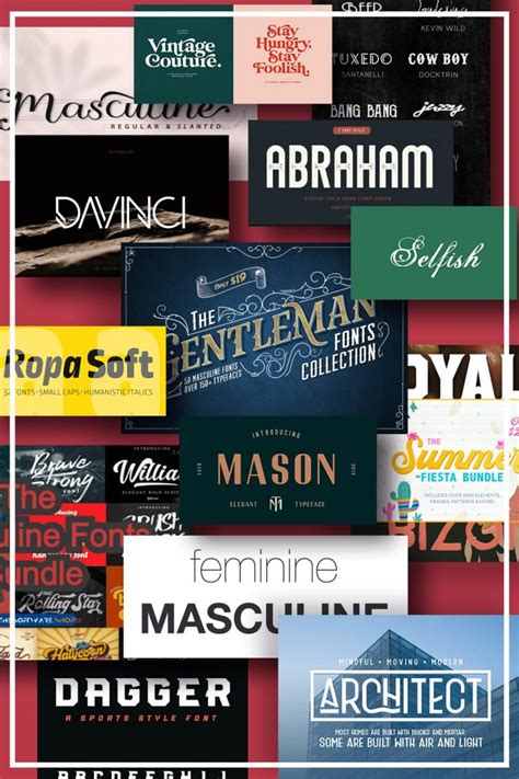 30 Best Masculine Fonts For Powerful Branding 2021 Masterbundles