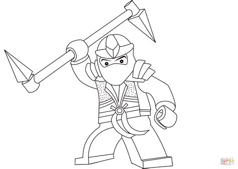 lego ninjago lloyd  green ninja coloring page  printable