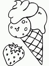 Coloring Ice Cream Cone Cliparts Computer Designs Use Pages sketch template