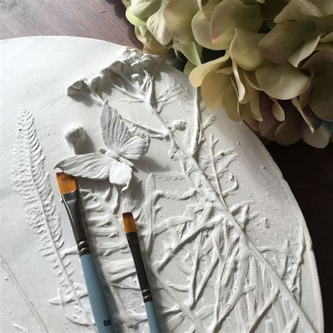 Botanical Bas Relief By Art Casting Plaster Panels In