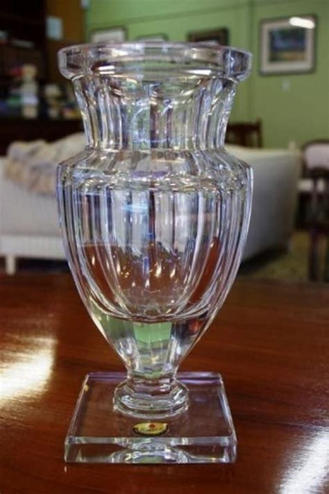 Moser Glass Vase With Original Box 26 5cm High European Glass