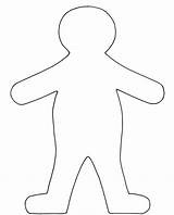 Outline Person Clipart Human Coloring Body Template Fat Pages Transparent Humans People Printable Clip Simple Man Kids Webstockreview ã Lưu sketch template