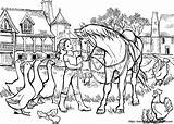 Horse Farm Coloring Pages Ausmalbilder Colorir Para Browser Ok Internet Change Case Will sketch template