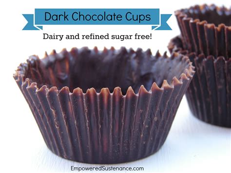 Healthy Homemade Chocolate Cups Recipe
